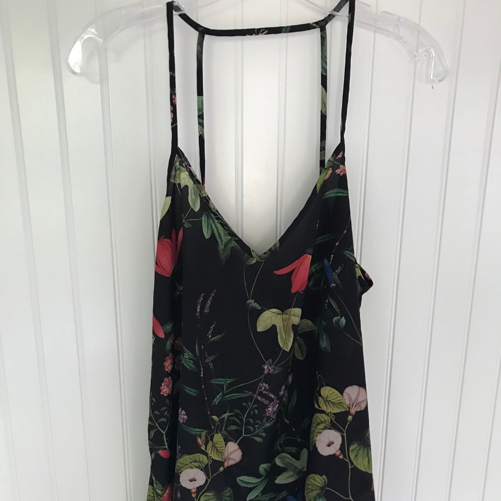 NWOT Slinky, sexy, ultra feminine! Black cat energy Maison Du Soir camisole L 💕